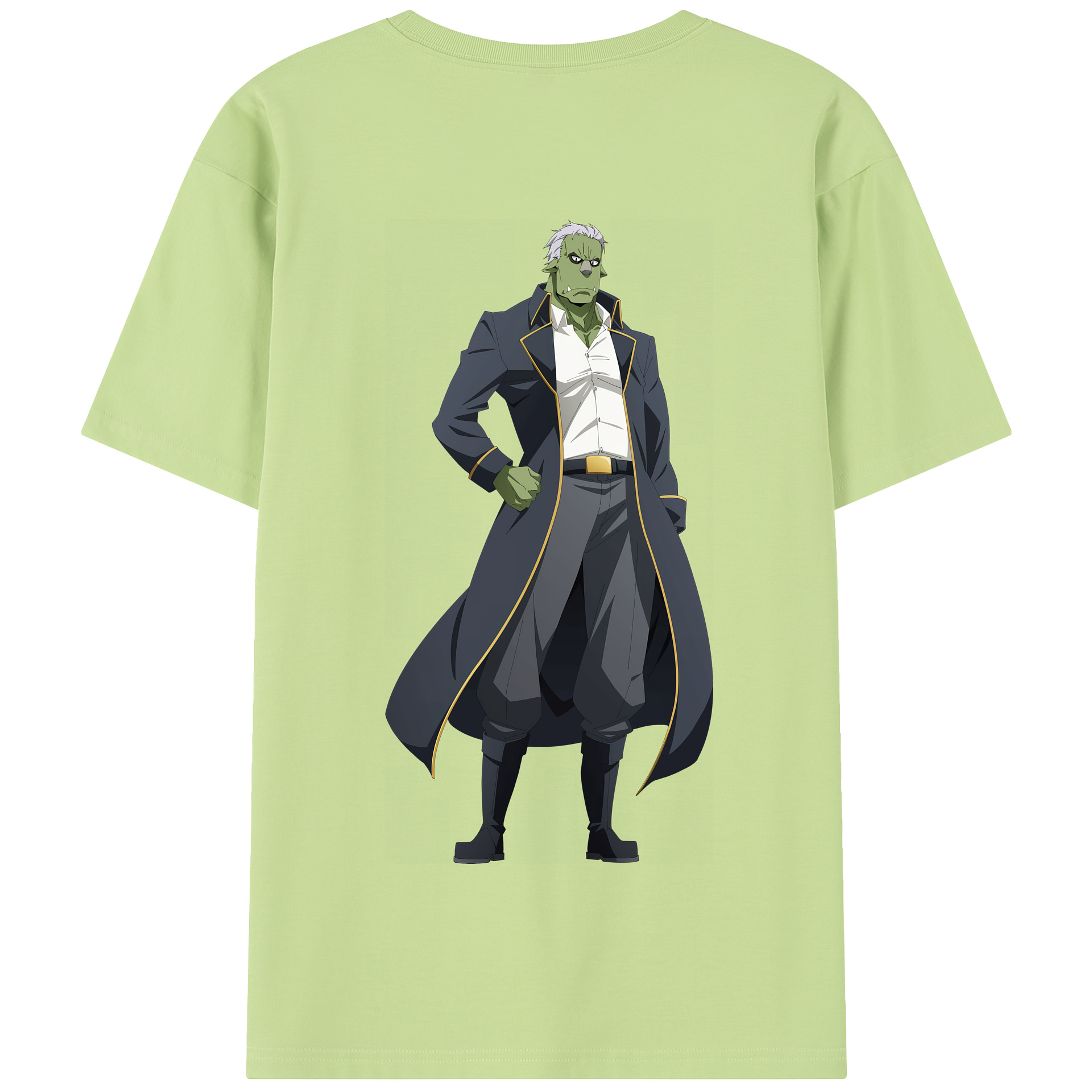 （画像用） 転スラ Regarding Reincarnated to Slime 綿100％半袖Tシャツ（背面プリント）